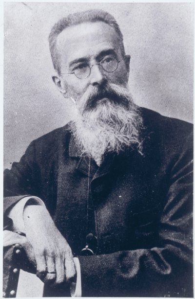 Portrait of Nikolai Andreievich Rimsky-Korsakov by Russian Photographer
